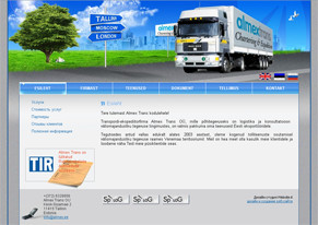 �������� web �����, ��������� ������ ����� almex.ee